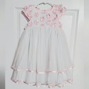White tulle dress 3t